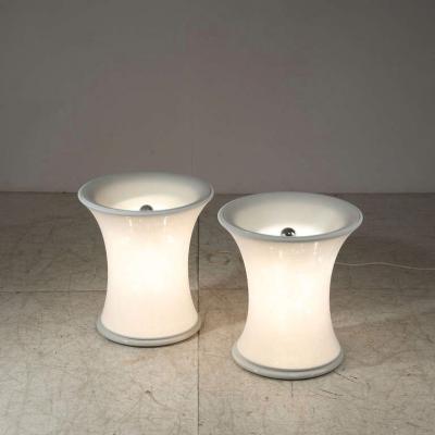 Gianfranco Frattini Pair of Lucilla Table Lamps By Gianfranco Frattini