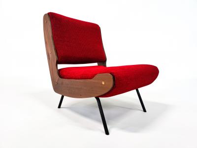 Gianfranco Frattini Pair of Mid Century Modern 836 Chairs by Gianfranco Frattini for Cassina