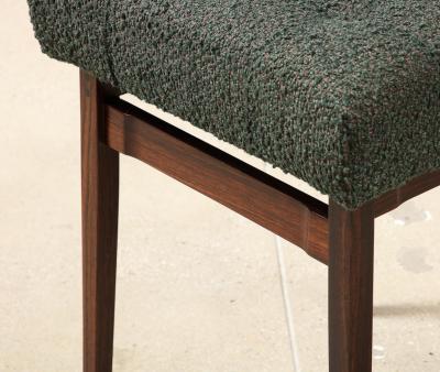 Gianfranco Frattini Pair of Upholstered Stools by Gianfranco Frattini for Cassina