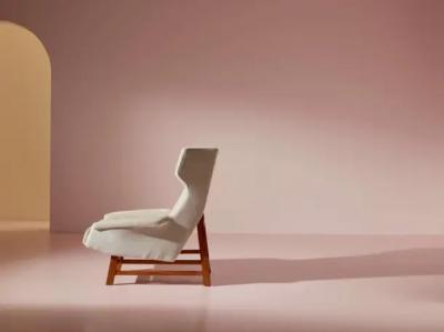 Gianfranco Frattini Pair of armchairs in the style of Gianfranco Frattini Italy 1950s