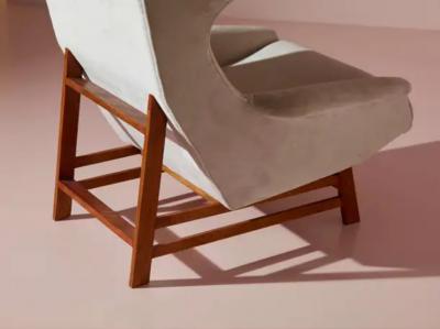 Gianfranco Frattini Pair of armchairs in the style of Gianfranco Frattini Italy 1950s