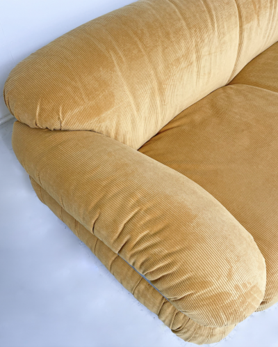 Gianfranco Frattini Three Seater Sesann Sofa by Gianfranco Frattini for Cassina Italy 1970s