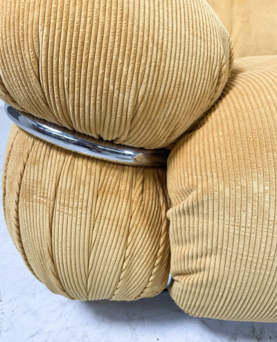 Gianfranco Frattini Three Seater Sesann Sofa by Gianfranco Frattini for Cassina Italy 1970s