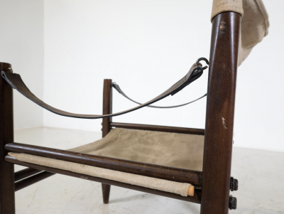 Gianfranco Legler Pair of Safari Armchairs by Gianfranco Legler for Zanotta 1960s