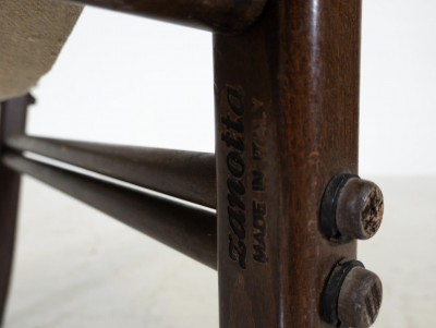 Gianfranco Legler Pair of Safari Armchairs by Gianfranco Legler for Zanotta 1960s