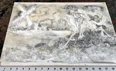 Gianni Benvenuti Don Quixote on Horseback with Lance Original Artwork