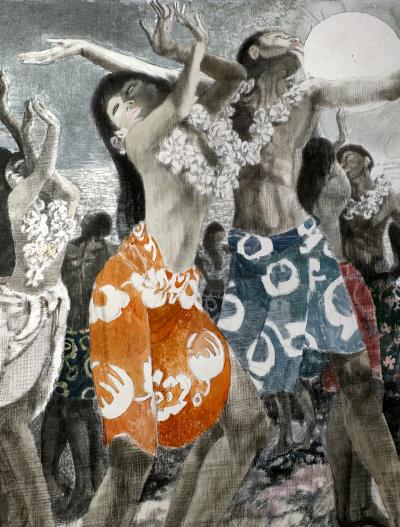 Gianni Benvenuti Sexy Polynesian Dance at Sunset Polynesian Legends