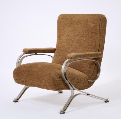 Gianni Moscatelli Gianni Moscatelli Sculptural Large Rare Single Armchair Italy 1970s