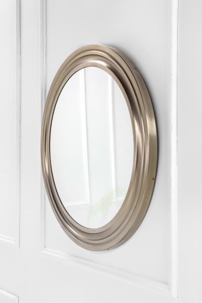 Gianni Moscatelli Pair of Round Mirrors by Gianni Moscatelli for Formanova