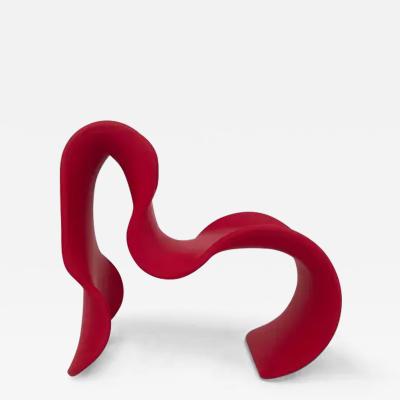 Gianni Pareschi Gianni Pareschi Red Fiocco Armchair for Busnelli