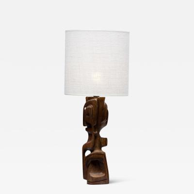 Gianni Pinna Sculpted Table Lamp by Gianni Pinna Italy 1970s