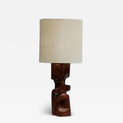 Gianni Pinna Sculpted Table Lamp by Gianni Pinna Italy 1970s