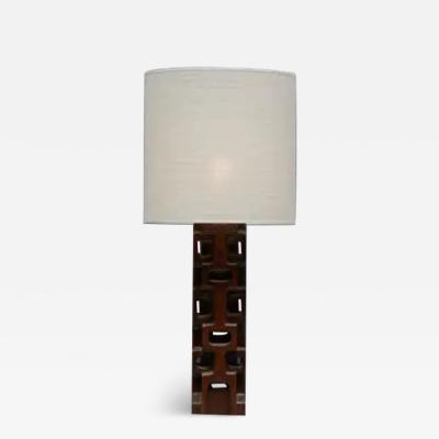 Gianni Pinna Sculpted Table Lamp by Gianni Pinna Italy 1970s