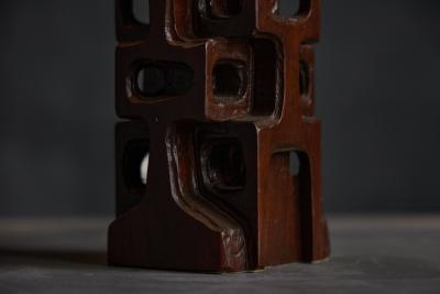 Gianni Pinna Sculpted Table Lamp by Gianni Pinna Italy 1970s