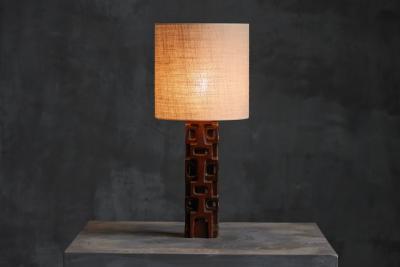 Gianni Pinna Sculpted Table Lamp by Gianni Pinna Italy 1970s