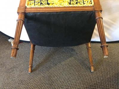 Gianni Versace Pair of 19th 20th Century Louis XVI Style Carved Armchairs