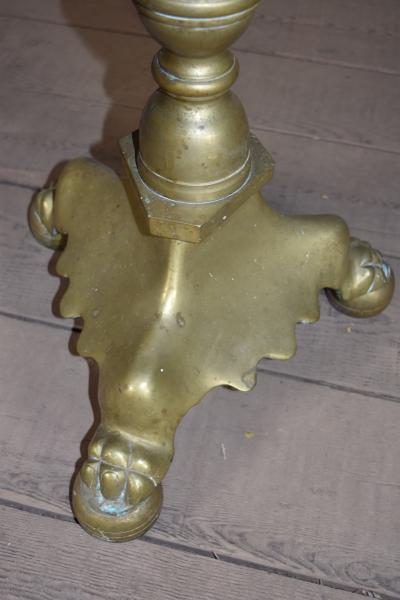 Giant 6 Italian early 18th Century Brass Scale Planter featuring St George