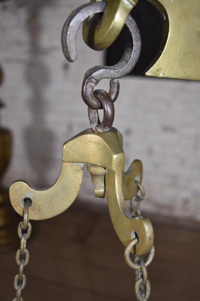 Giant 6 Italian early 18th Century Brass Scale Planter featuring St George