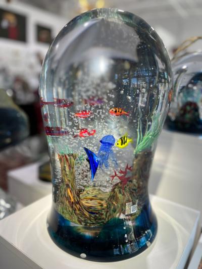 Giant Murano Glass Aquarium