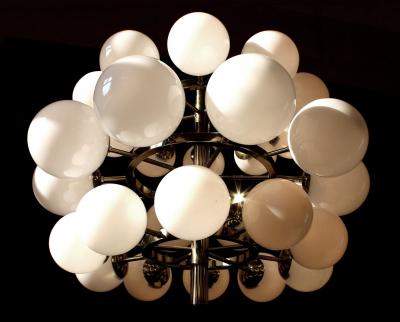 Gigantic Cinema Concert Hall Ceiling Lamp Germany 1960s 1970s