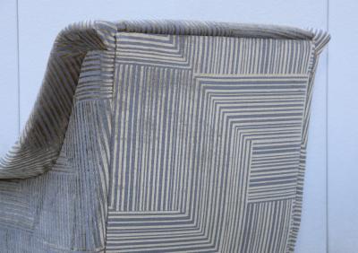 Gigi Radice 1950s Modern Italian Velvet Lounge Chair