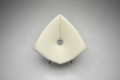 Gigi Radice Pair of Aquilone Chairs by Gigi Radice for Ambrogi Salotti Italy 1950s