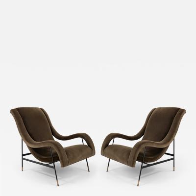 Gigi Radice Rare pair of armchairs