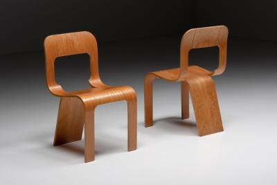 Gigi Sabadin Gigi Sabadin Chairs in Plywood 1970s