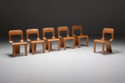 Gigi Sabadin Gigi Sabadin Chairs in Plywood 1970s