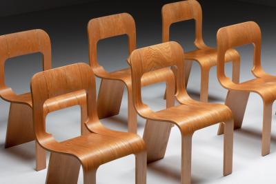 Gigi Sabadin Gigi Sabadin Chairs in Plywood 1970s