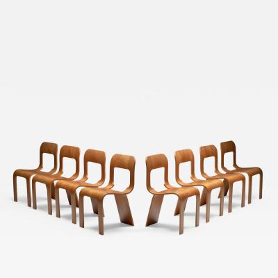 Gigi Sabadin Gigi Sabadin Chairs in Plywood 1970s