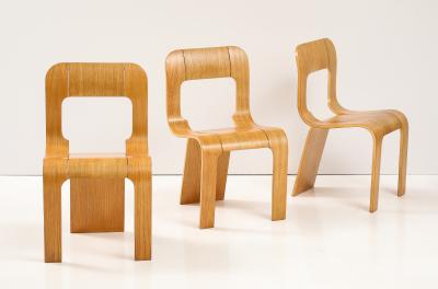 Gigi Sabadin Gigi Sabadin for Stilwood Set of Six Esse Dining Chairs circa 1973