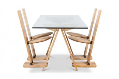 Gigi Sabadin Postmodern Martino Dining Table by Gigi Sabadin for Emme Italy 1973
