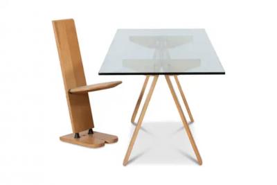 Gigi Sabadin Postmodern Martino Dining Table by Gigi Sabadin for Emme Italy 1973