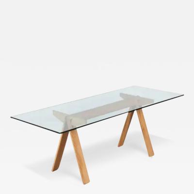 Gigi Sabadin Postmodern Martino Dining Table by Gigi Sabadin for Emme Italy 1973