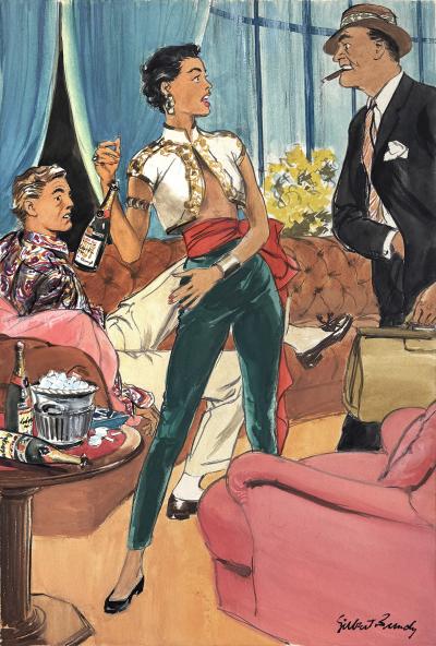 Gilbert Bundy Caught My Wife with Another Man Esquire Magazine Cartoon