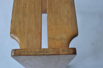 Gilbert Marklund Solid Pine Stool by Gilbert Marklund