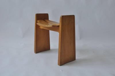 Gilbert Marklund Solid Pine Stool by Gilbert Marklund