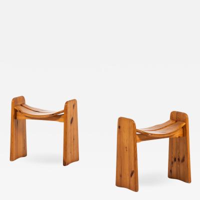 Gilbert Marklund Stools Produced by Furusnickarn AB