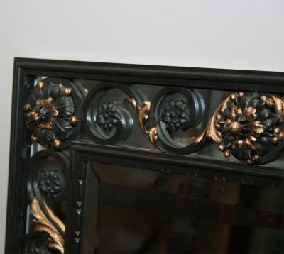 Gilbert Poillerat Art Deco Mirror attributed to POILLERAT