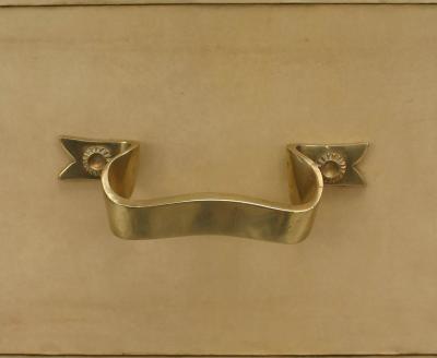 Gilbert Poillerat French 1940 Parchment Sideboard