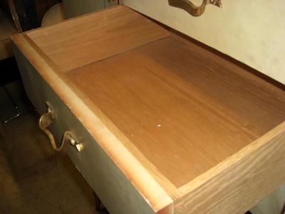 Gilbert Poillerat French 1940 Parchment Sideboard