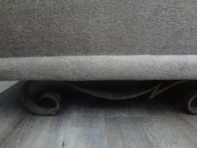 Gilbert Poillerat French Art Deco Wrought Iron Bench Attributed to Gilbert Poillerat