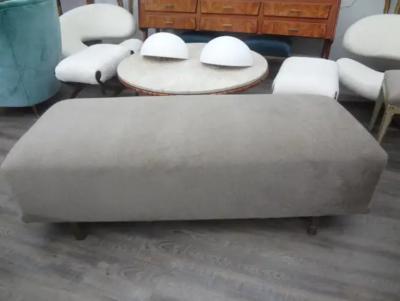 Gilbert Poillerat French Art Deco Wrought Iron Bench Attributed to Gilbert Poillerat