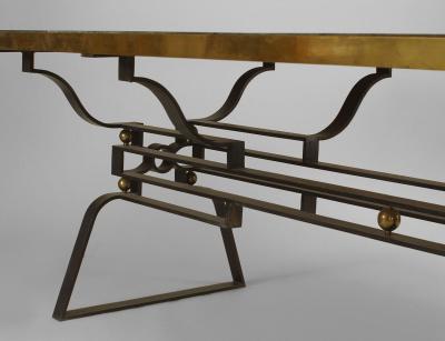 Gilbert Poillerat French Post War Design 1950s Iron Dining Table