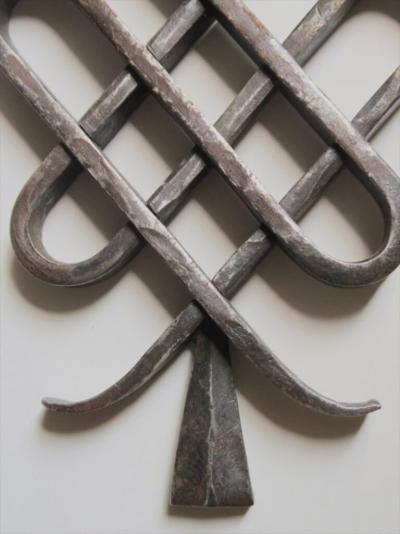 Gilbert Poillerat Gilbert Poillerat THREE forged iron sconces