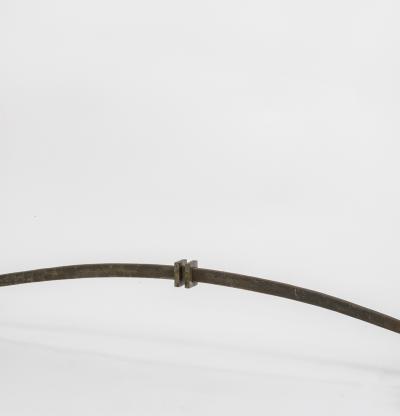 Gilbert Poillerat Gilbert Poillerat documented wrought iron and marble top console