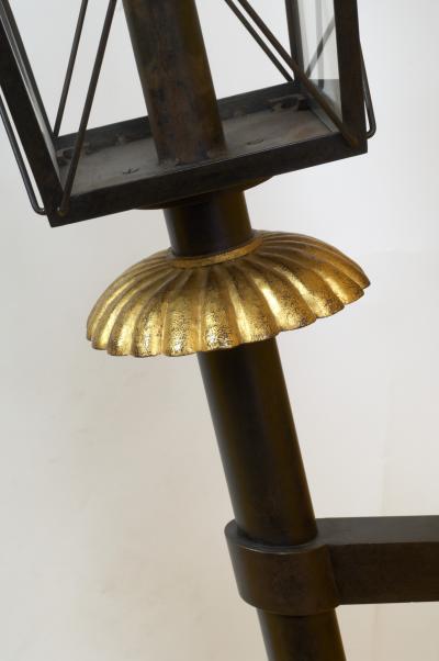 Gilbert Poillerat Important Pair of Wrought Iron Sconces by Poillerat France ca 1950