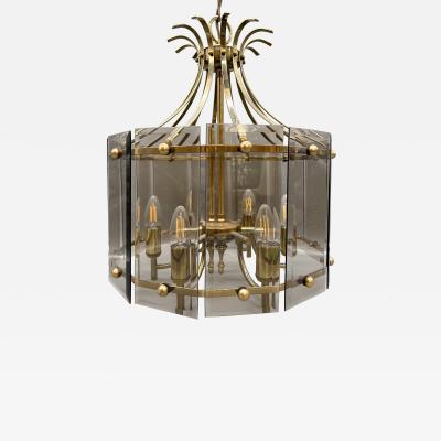 Gilbert Poillerat Lantern with in the mind of Gilbert Poillerat France circa 1970