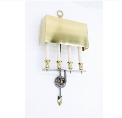 Gilbert Poillerat Pair of sconces by Gilbert Poillerat 